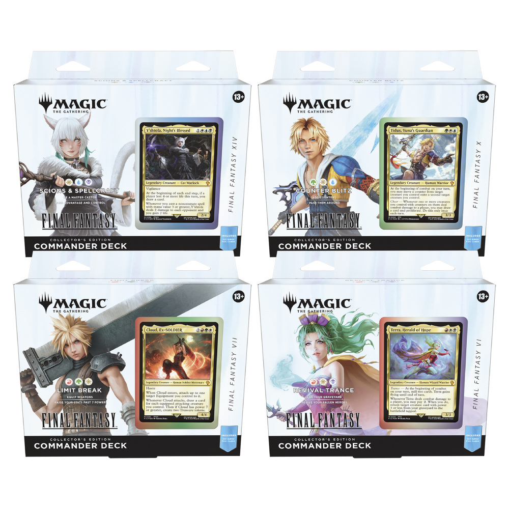 FINAL FANTASY - Commander Deck Collector's Edition [Set of 4]