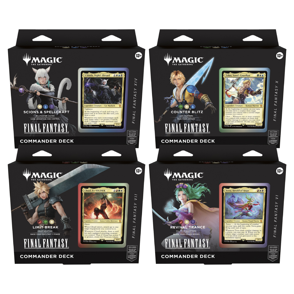 FINAL FANTASY - Commander Deck [Set of 4]