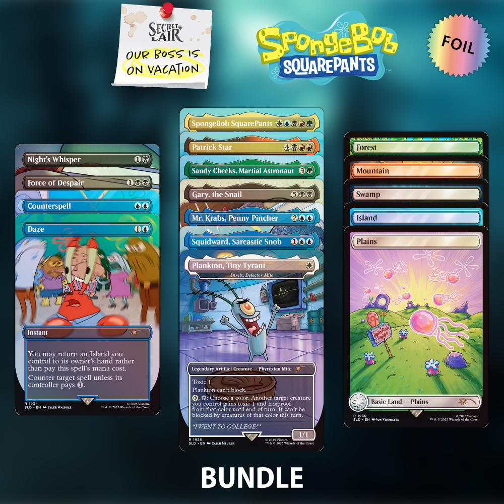 SpongeBob SquarePants Bundle Foil Edition